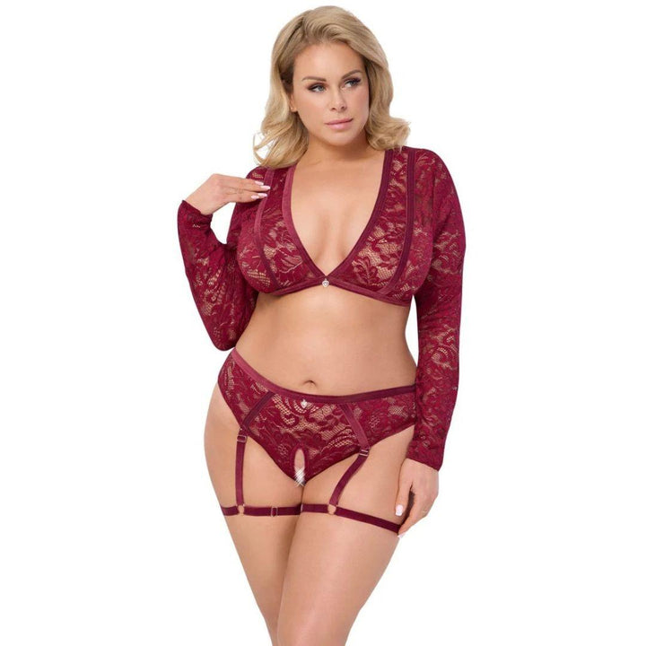 Cottelli - Red Velvet Set