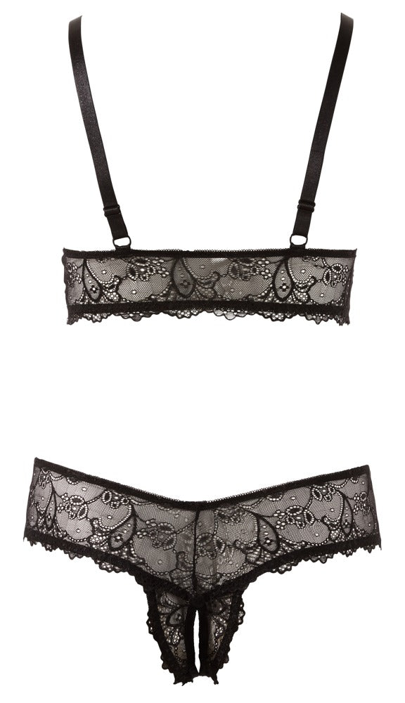 Cottelli - Elegant Black Lace Two-Piece