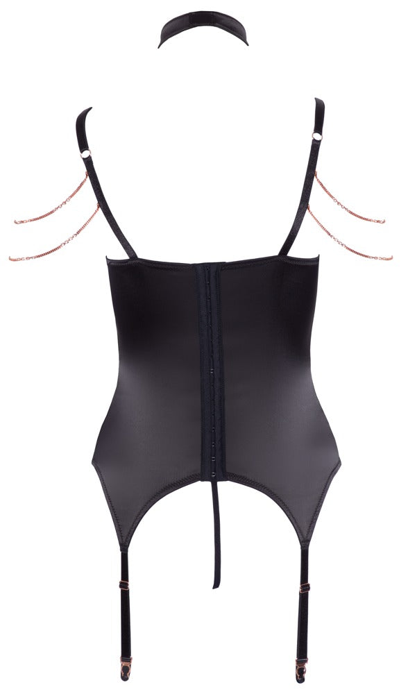 Abierta Fina - Satin Bodysuit
