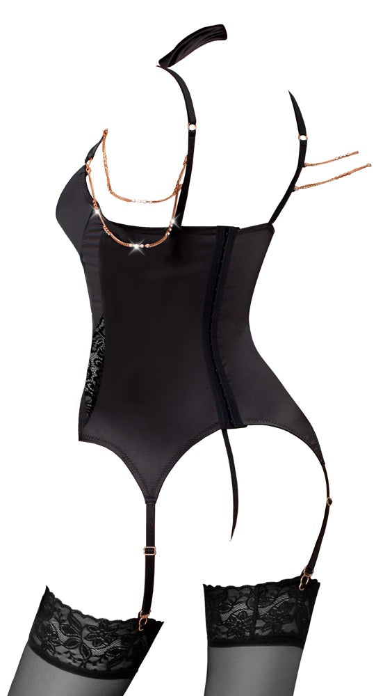 Abierta Fina - Satin Bodysuit