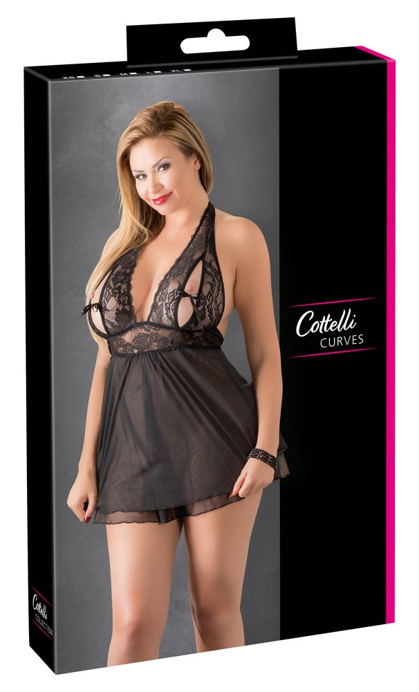 Cottelli - Lace Open Cup Babydoll