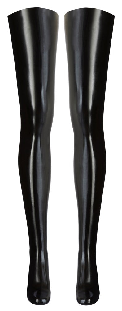 LATE X - Zwarte Latex Kousen