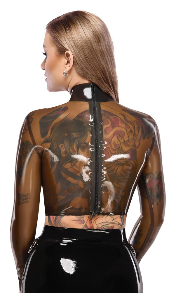LATE X - Transparant Latex Shirt