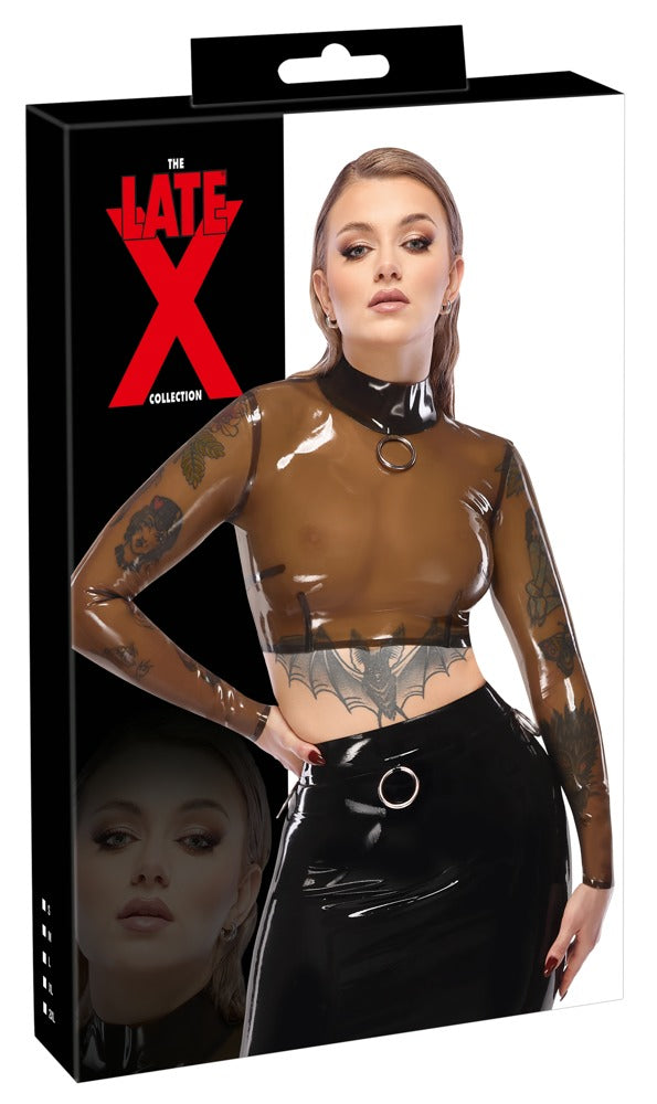 LATE X - Transparant Latex Shirt